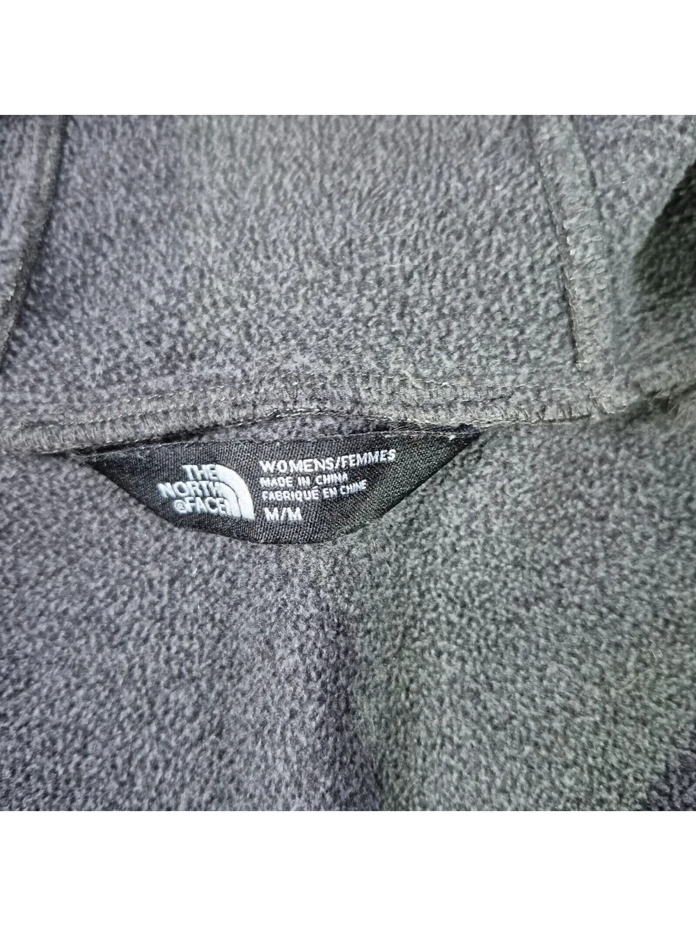 The North Face Jacket Mens Dalk Gray WindWall Fleece Lined Full Zip Soft Shell